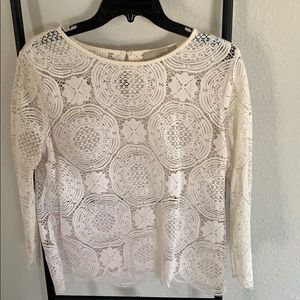Ann Taylor Loft Lace Top